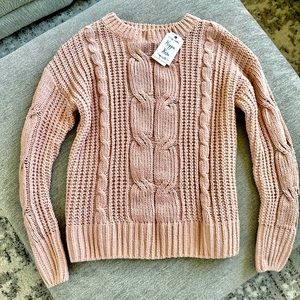 Women’s NWT peachy pink sweater size XS